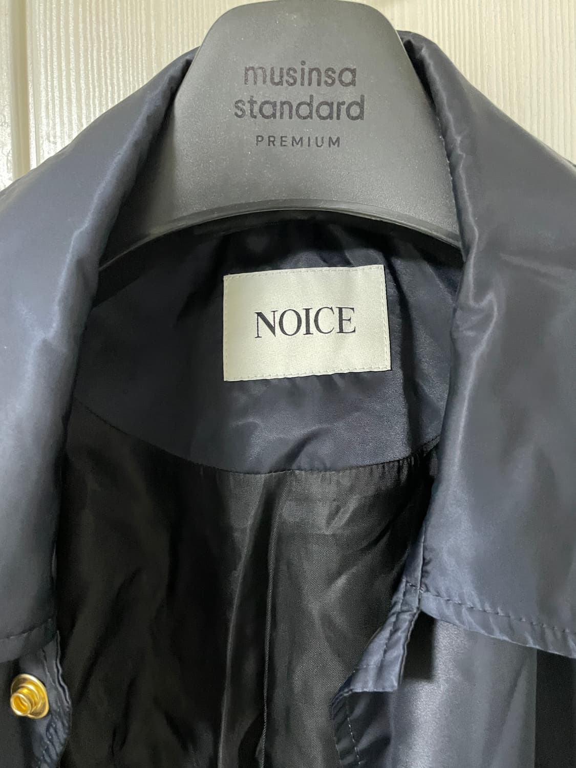 노이스 새틴 스타디움 자켓 상품이미지3