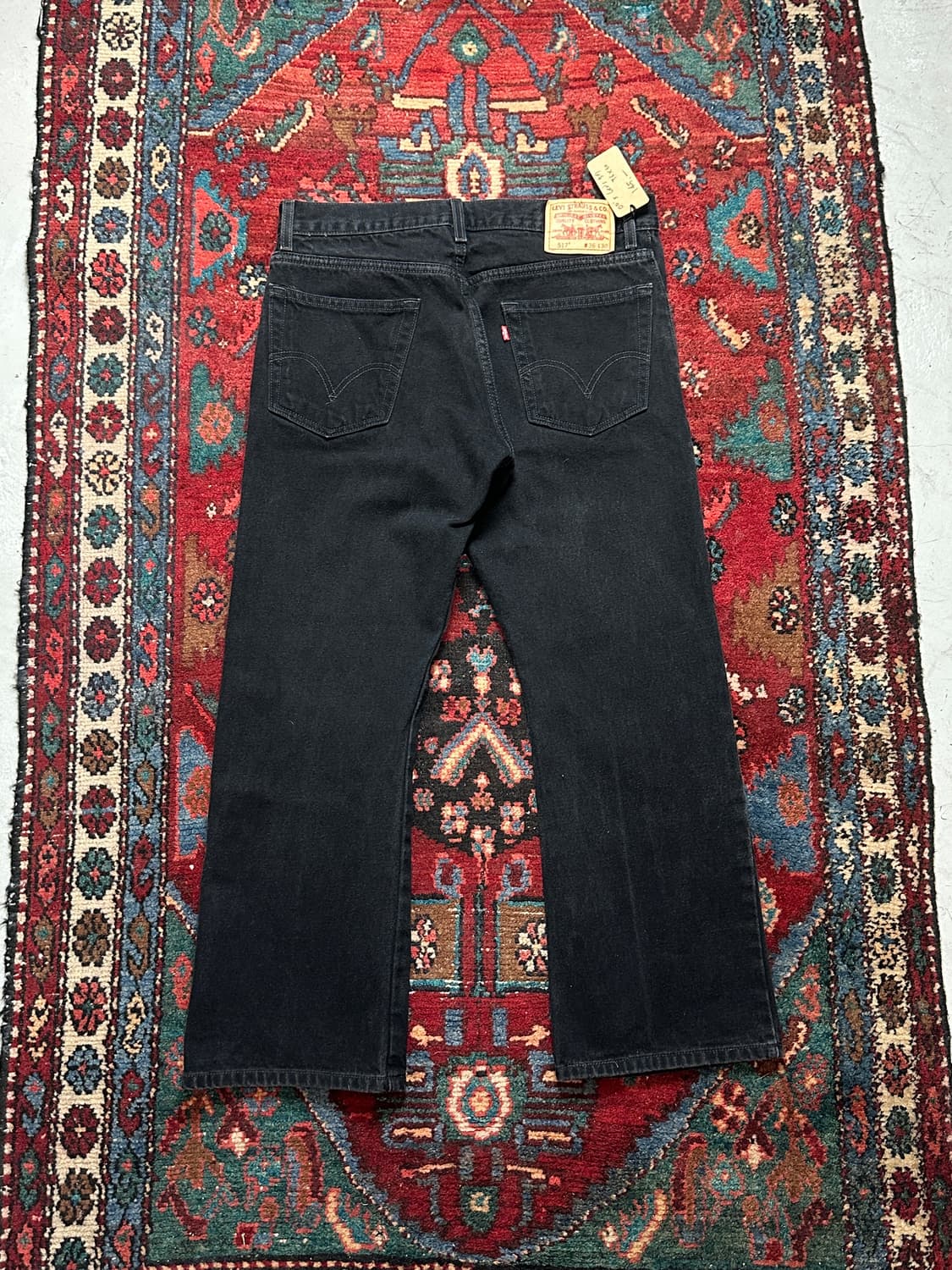 00's 리바이스 517 블랙 부츠컷 플레어진 상품이미지4