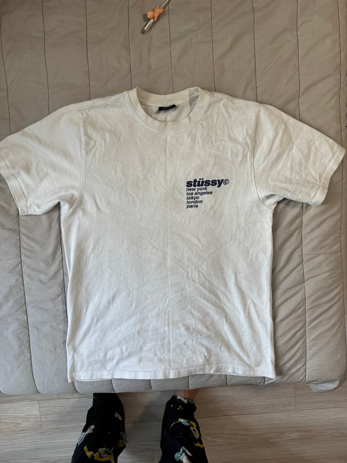 (s) 스투시 스트로베리 티셔츠 화이트 상품이미지2