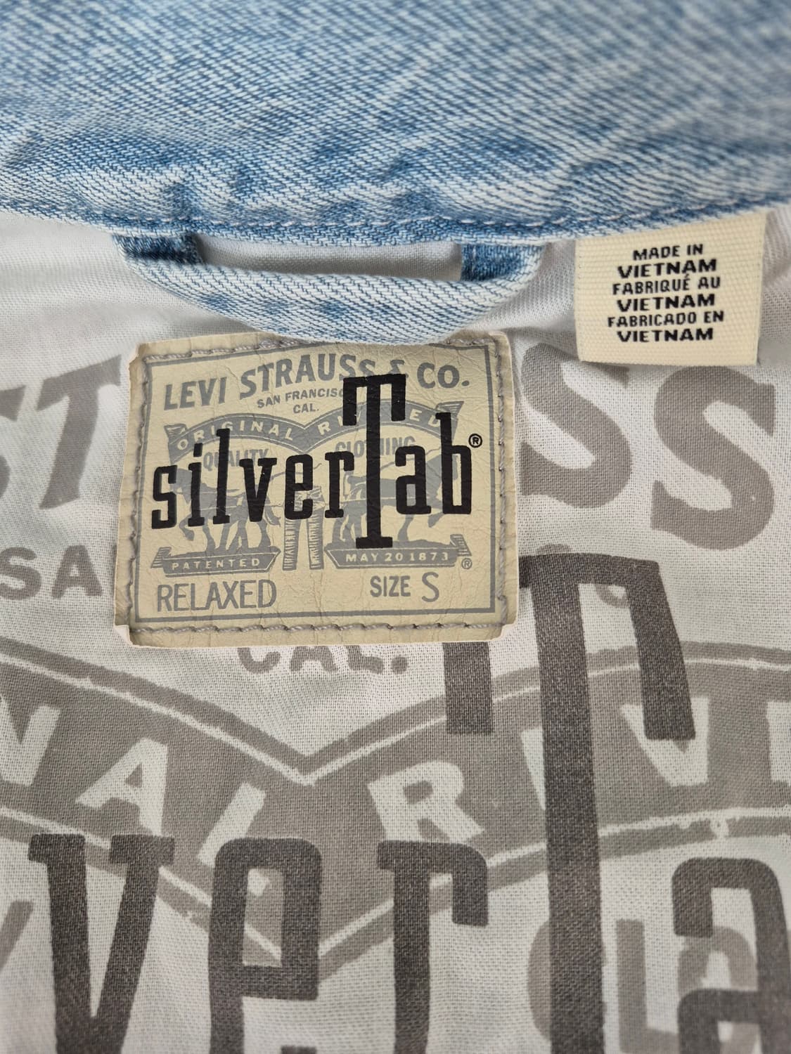 리바이스 실버탭 고급진 투톤 청자켓 상품이미지5