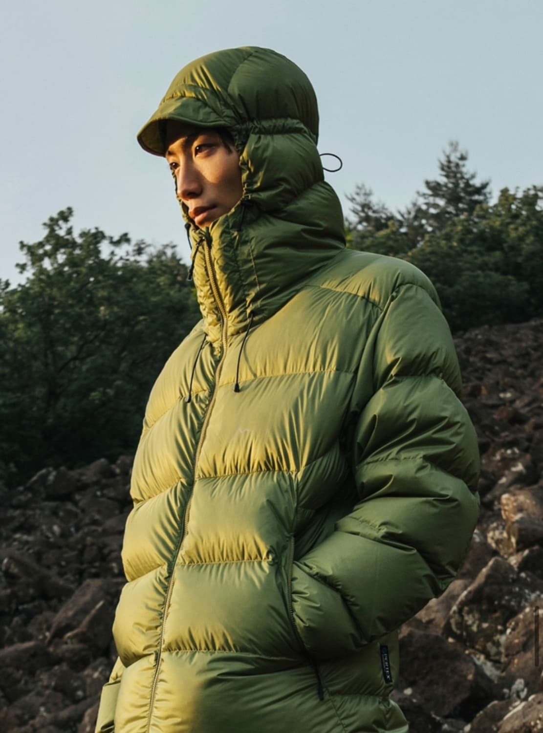 Cayl 다운 패딩 올리브 XL 상품이미지1