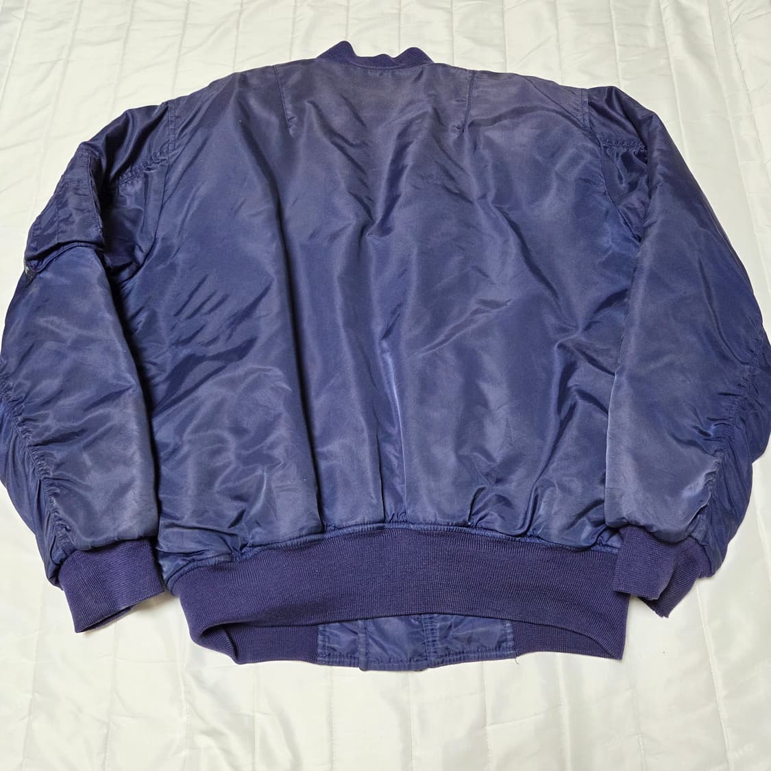 90s 폴로스포츠 스펠아웃 MA-1 랄프로렌 항공점퍼 다크네이비 상품이미지6