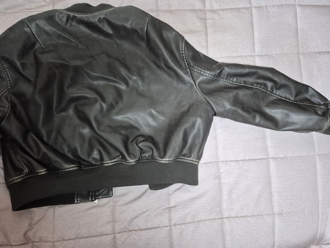 급처) 스파오 레더 봄버 자켓 상품이미지2