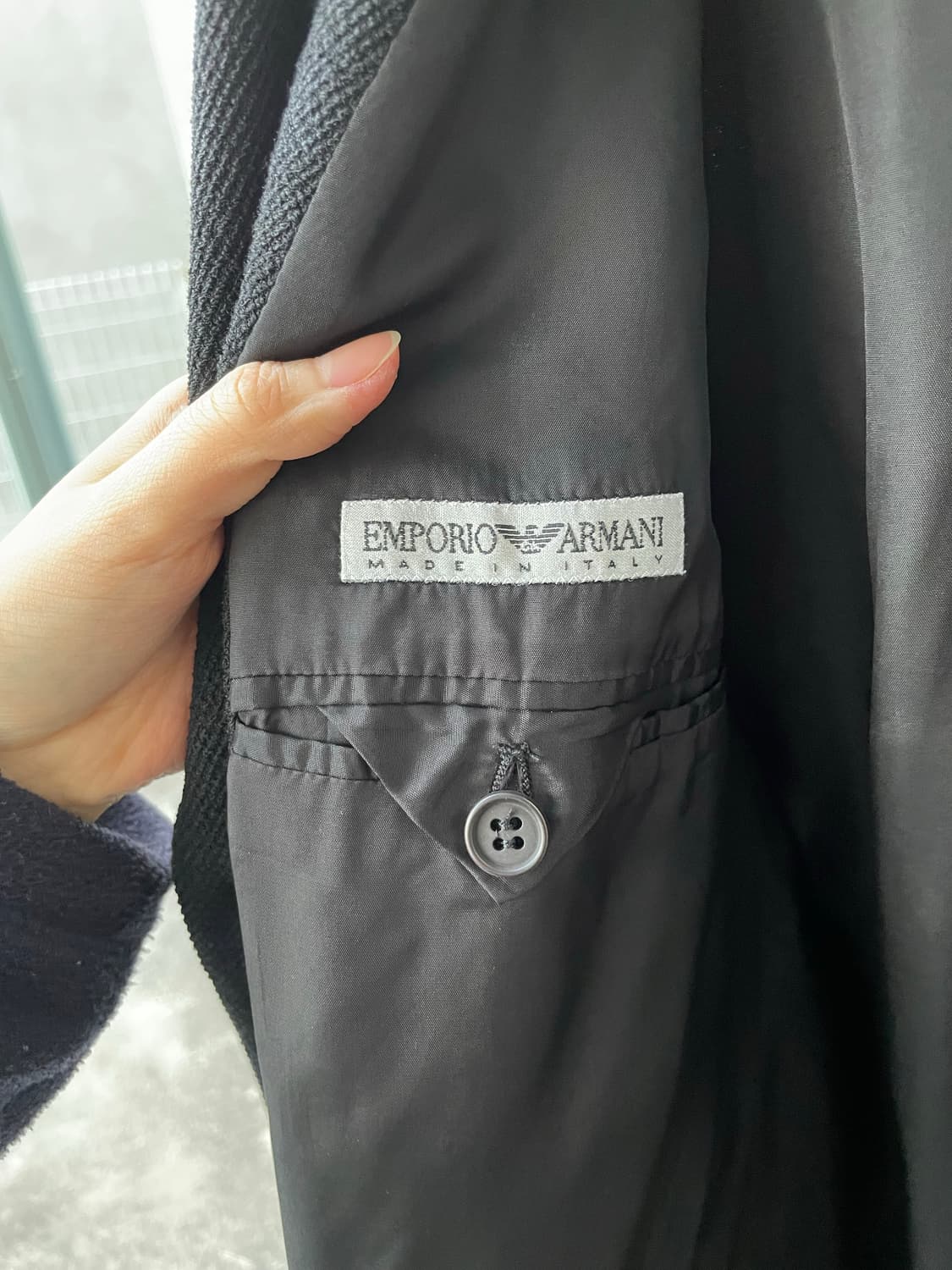 80-90's 알마니 아르마니 3버튼 블레이저 자켓 상품이미지8