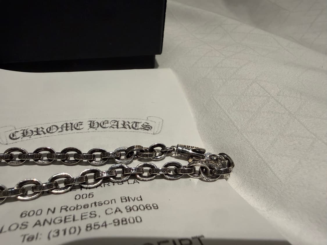 크롬하츠 페이퍼 체인 목걸이 [새상품] 인보이스 보유 상품이미지3