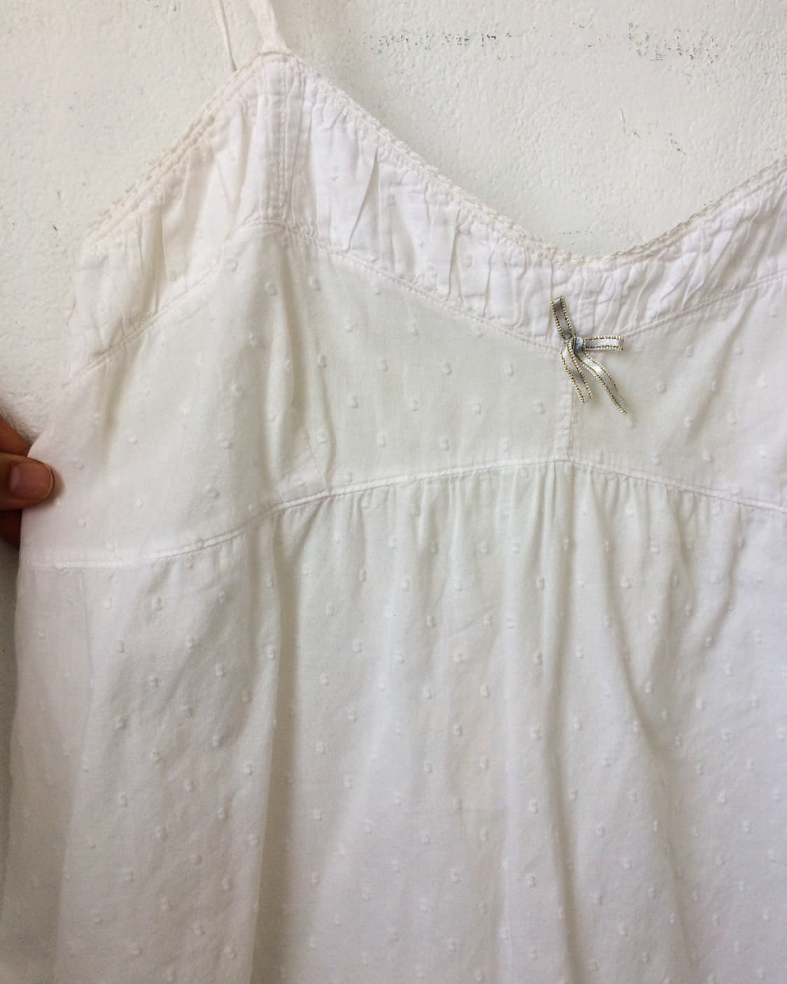 Dot patter frill sleeveless 상품이미지6