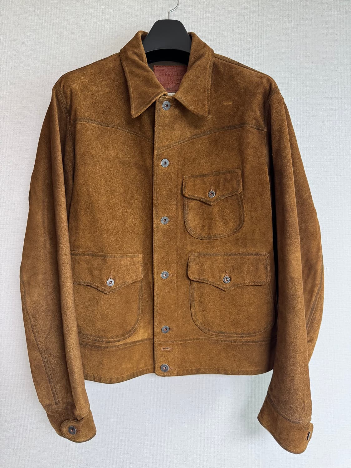 [L] RRL 러프아웃 스웨이드 자켓 브라운 /뉴스보이 카코트 상품이미지1