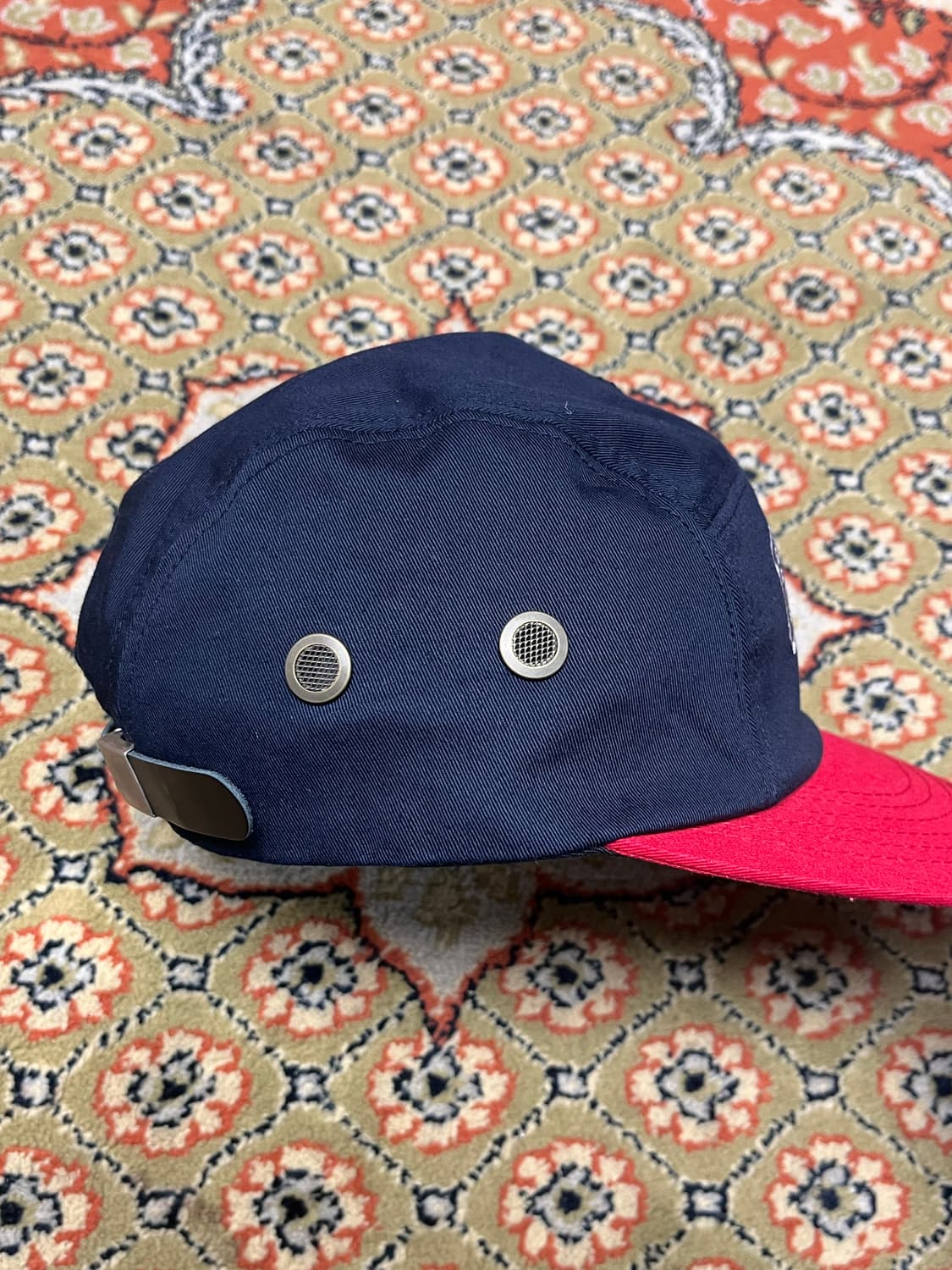 [FREE] 이벳필드 x 라이프 매거진 캠프캡 네이비 레드 상품이미지4