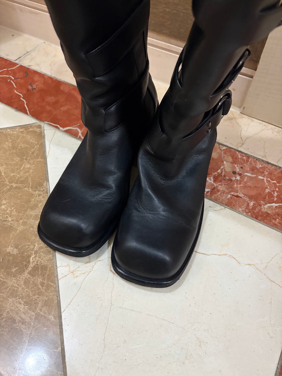 이크닉 000 3-buckle biker boots 부츠 상품이미지6