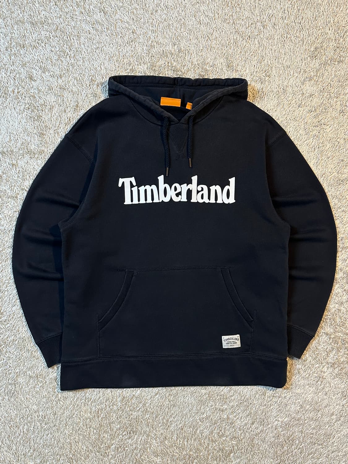 팀버랜드 TIMBERLAND 스펠로고 후드티 블랙 상품이미지1
