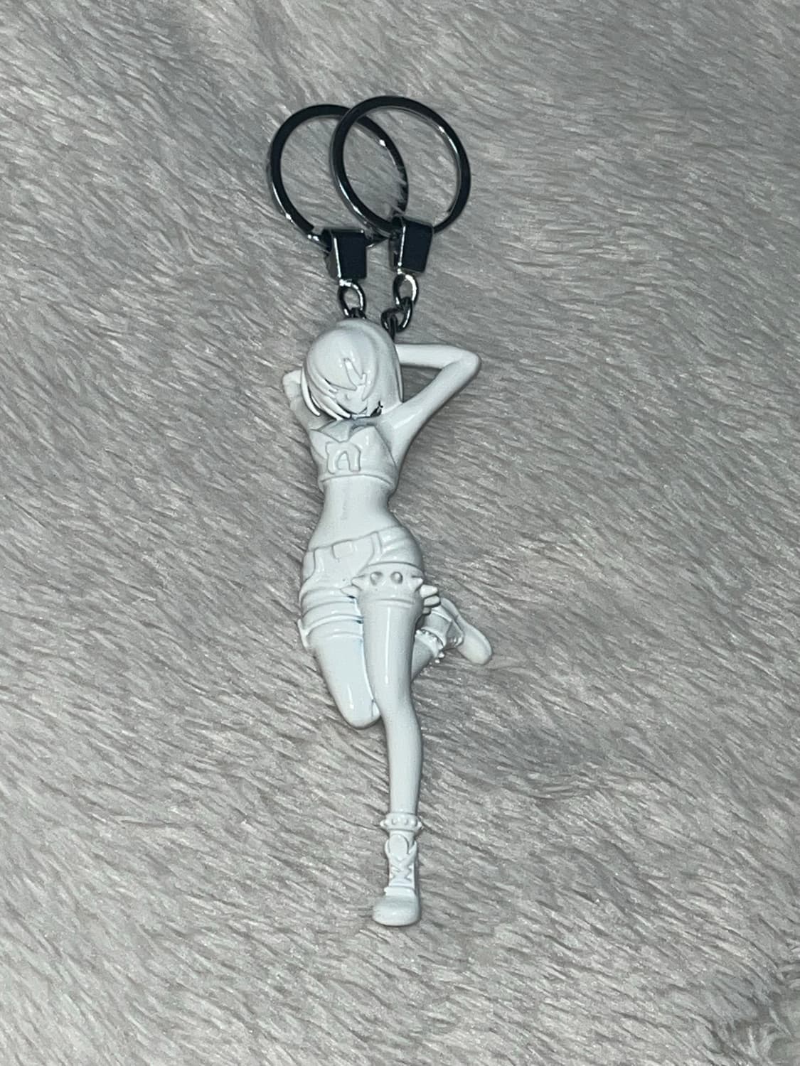 [새상품] 쿠로카미모텔 Jane Doe (white) 키링 상품이미지5