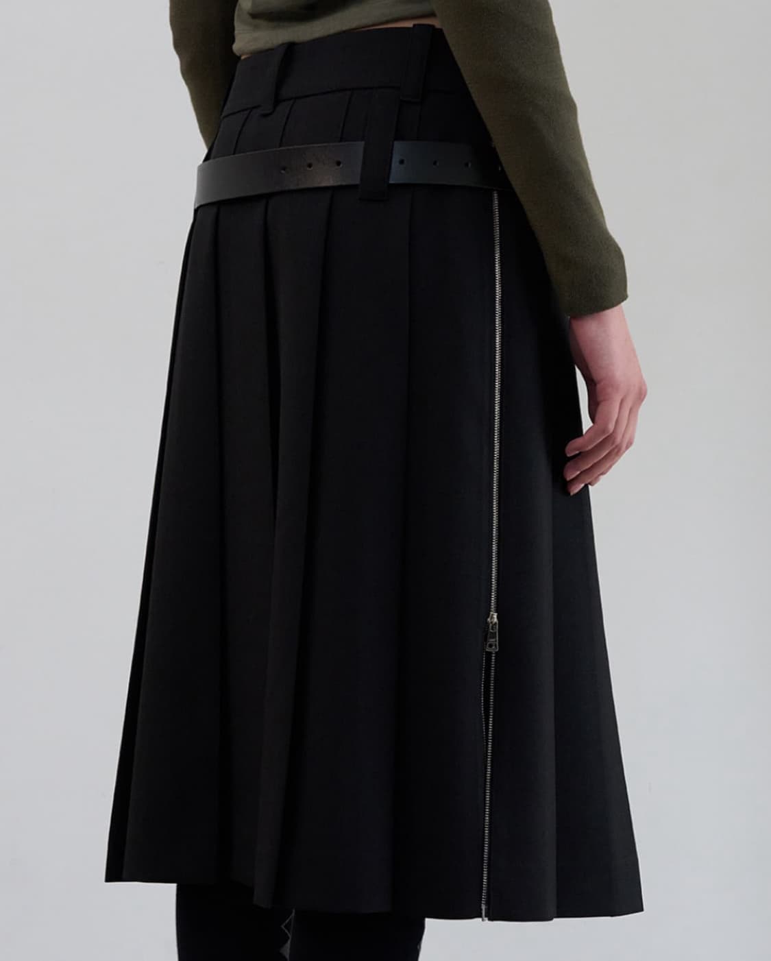 LCDC 사이드 지퍼 플리츠 상품이미지3