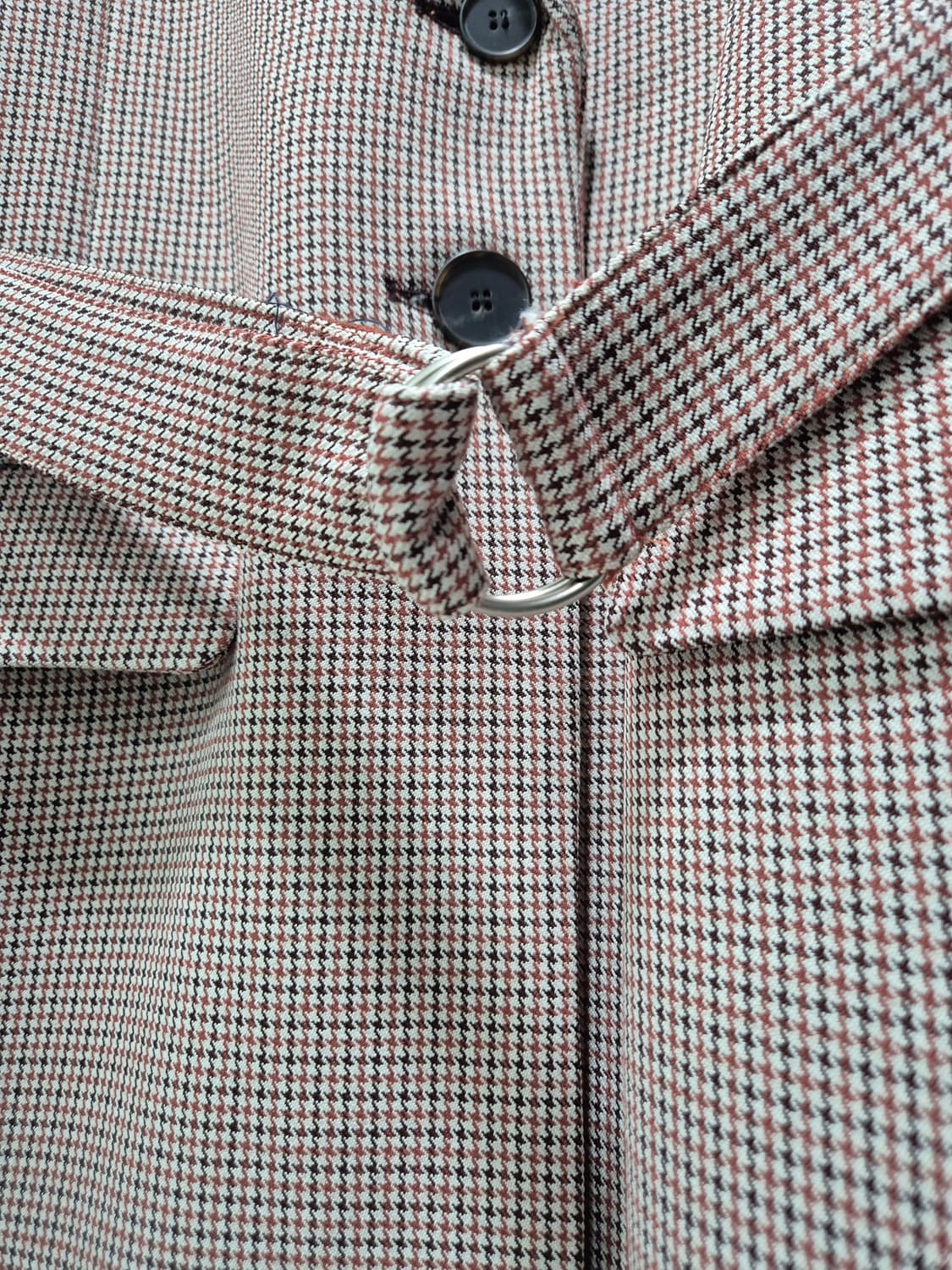 NAIN 체크 벨트 롱 코트 상품이미지2