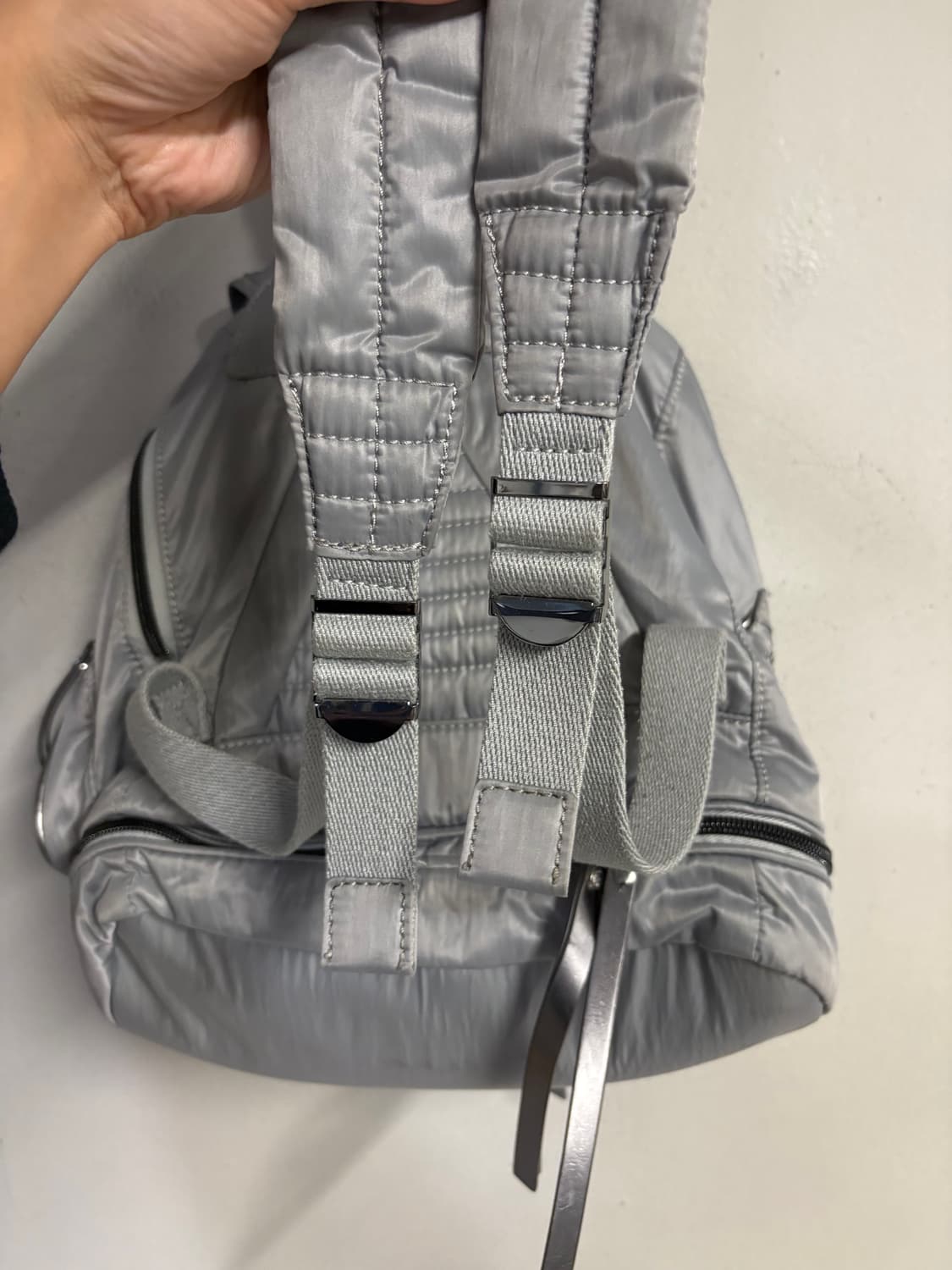 DIESEL pocket backpack gray  상품이미지8