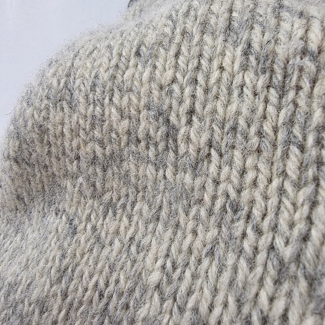 울 100% 일본빈티지 슈팅패치 니트 상품이미지7