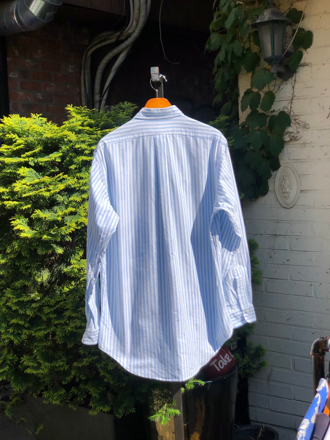 랄프로렌 옥스포드 스트라이프 버튼다운 셔츠 상품이미지6