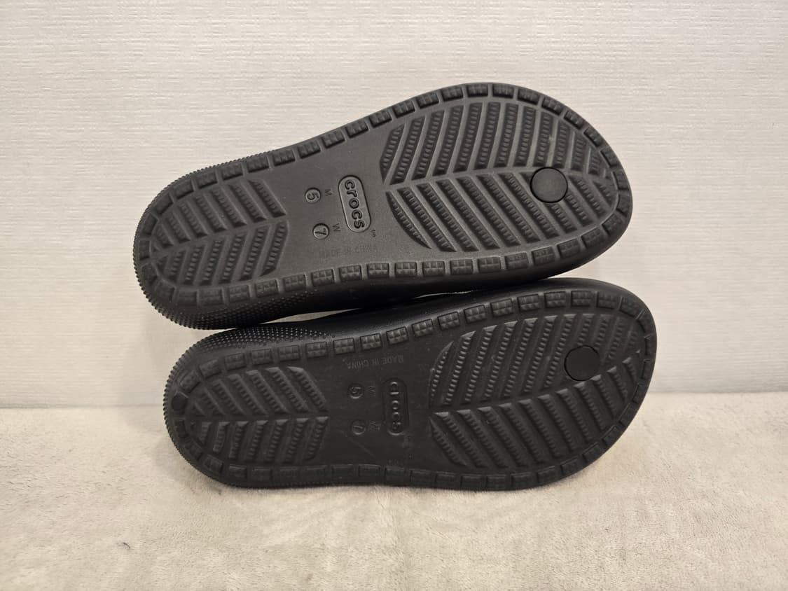 크록스 블랙 쪼리 슬리퍼 유니콘 키링 포함 245 상품이미지6