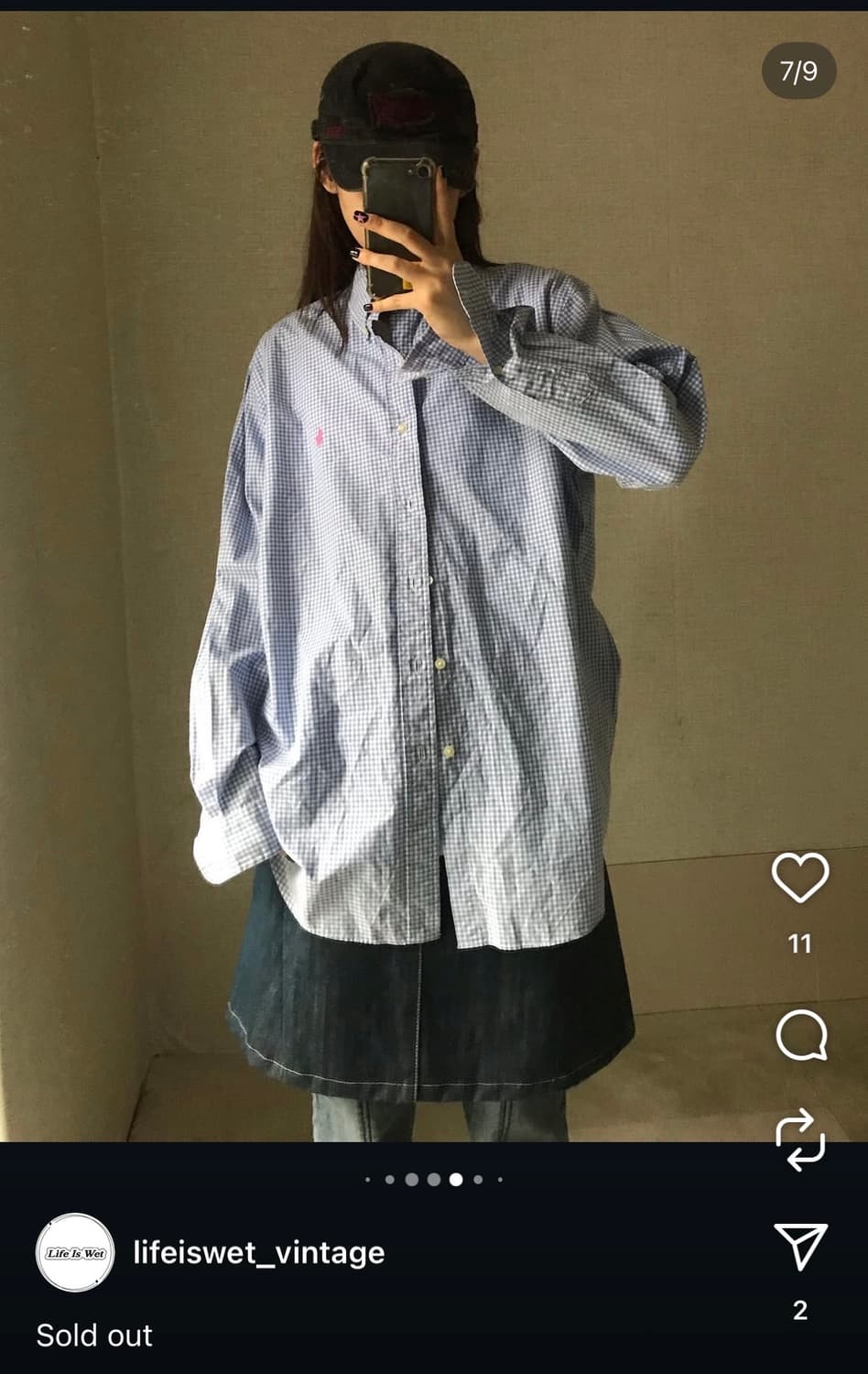 폴로 체크 셔츠 상품이미지7