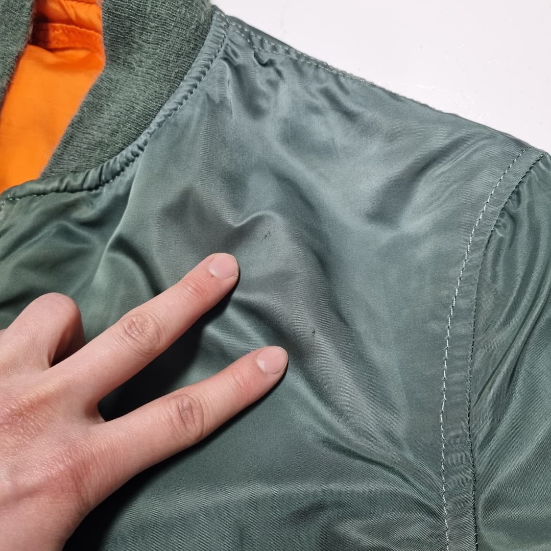 90S 알파인더스트리 MA-1 올리브 그린 - M  상품이미지4