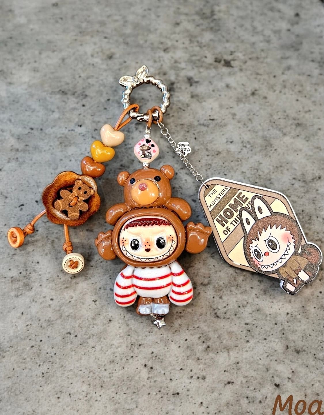 곰돌이 라부부 키링 참 상품이미지1