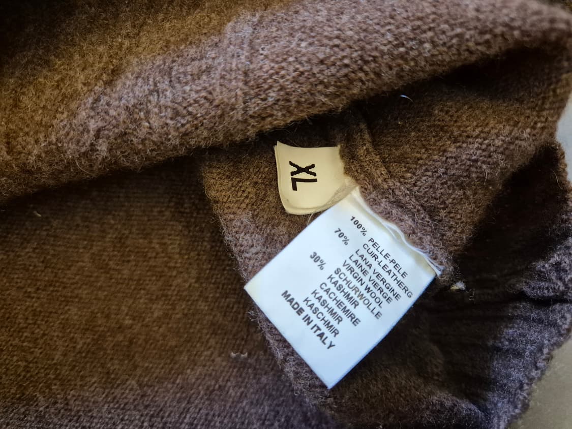 LANVIN 캐시미어 스웨이드 니트 짚업 상품이미지9