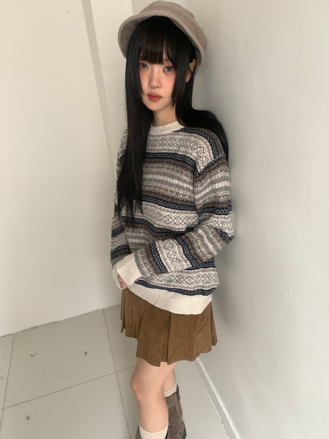 Vintage Pattern Knit 상품이미지6