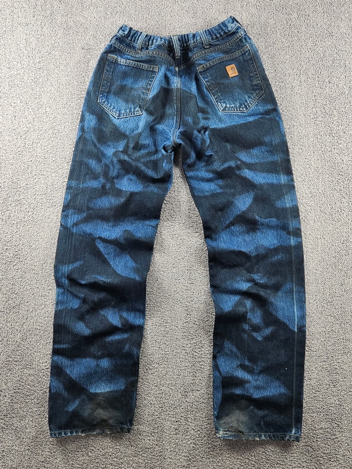 칼하트 밴딩 다잉 워시드 커스텀 데님 팬츠 (36X36추정)/ 11043 상품이미지4