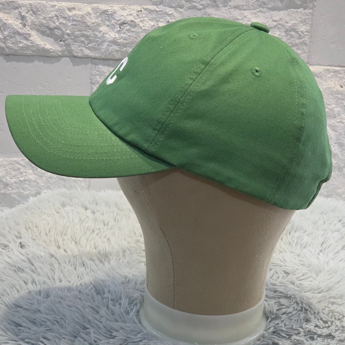 p6-10:커버낫 C 로고 코튼 볼캡 민트그린 56-59cm 상품이미지4