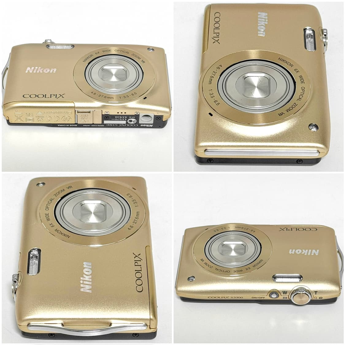 니콘 쿨픽스 S3300 골드 빈티지디카 상품이미지5