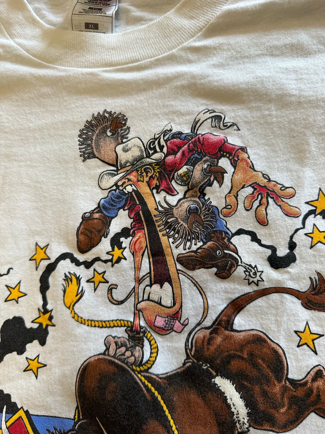 90s 프룻오브더룸 'BUCK OFF' 로데오 - XL 상품이미지3