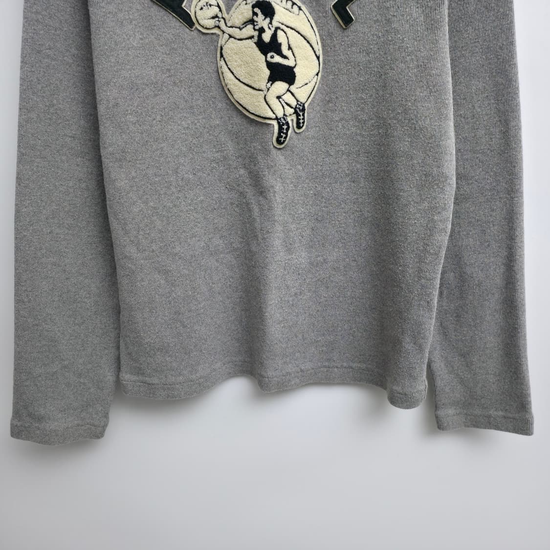 [S] 90s 폴로 랄프로렌 바스켓볼 펠트 트레이닝 롱슬리브 상품이미지3