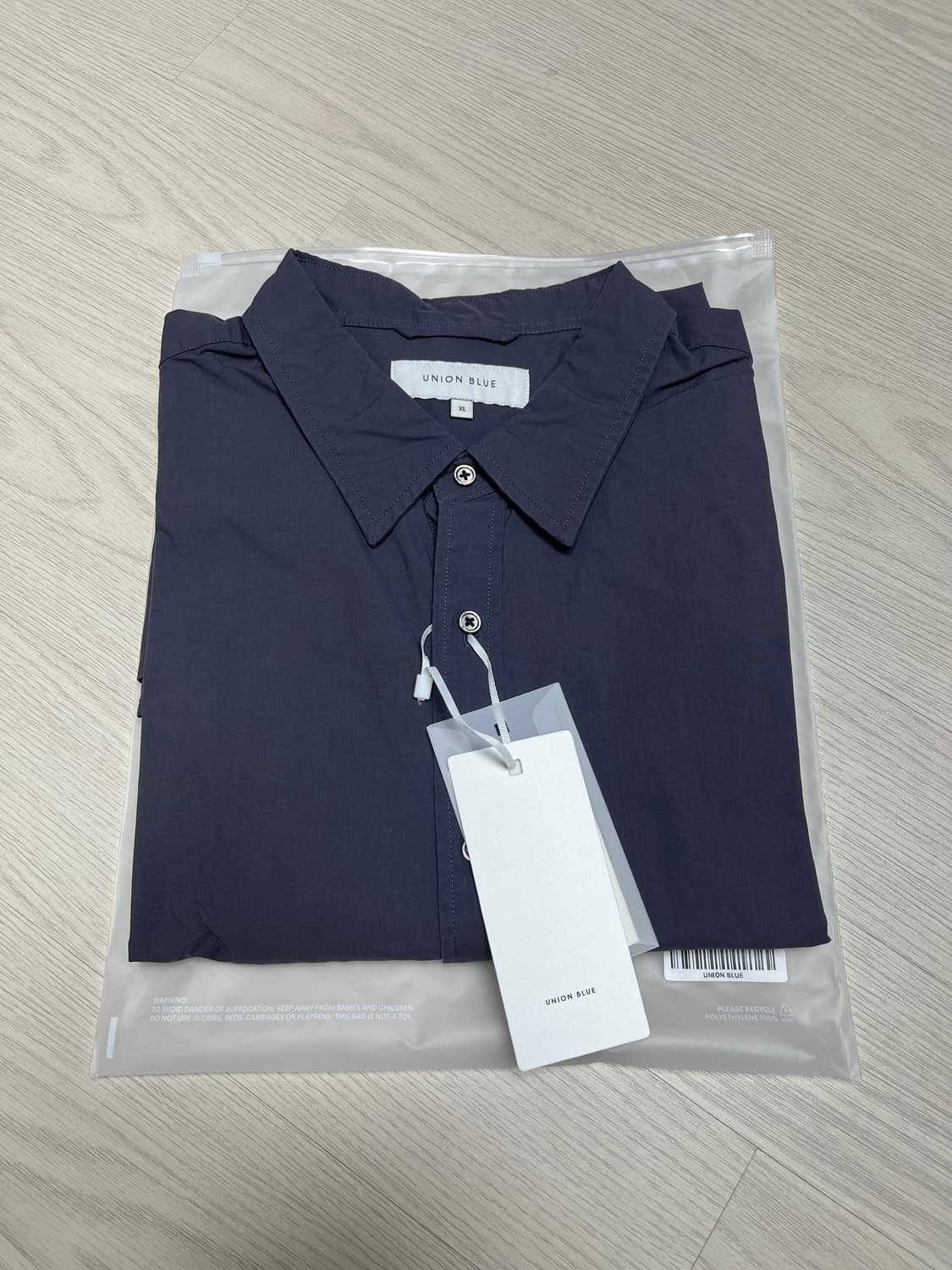 유니온블루 런드리셔츠 퍼플그레이 상품이미지3