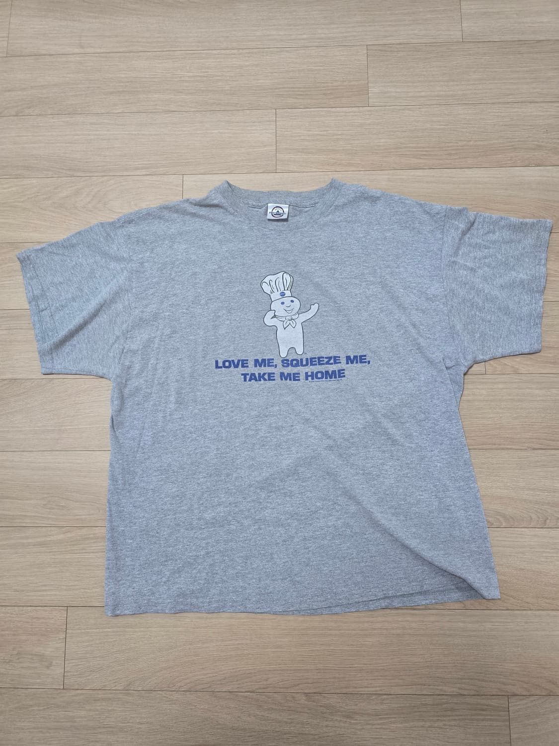 빈티지 필스버리 도우보이  Doughboy 반팔 티셔츠 XL 상품이미지1