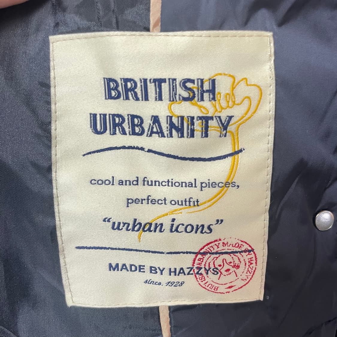 헤지스 브리시티 어버니티 퀄팅 누빔 경량 패딩 95 상품이미지7