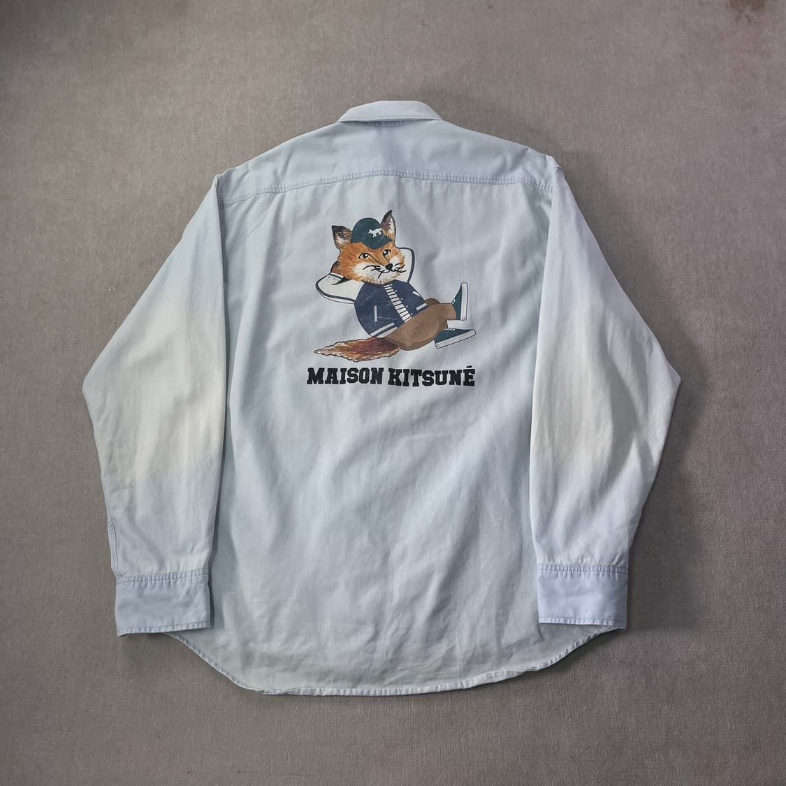 105 메종키츠네 드레스드 폭스 프린팅 셔츠 상품이미지1