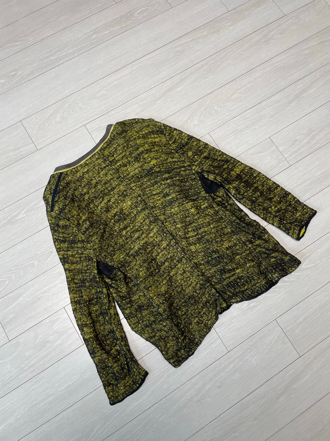 타임(TIME) 텍스처 배색 가디건 상품이미지4