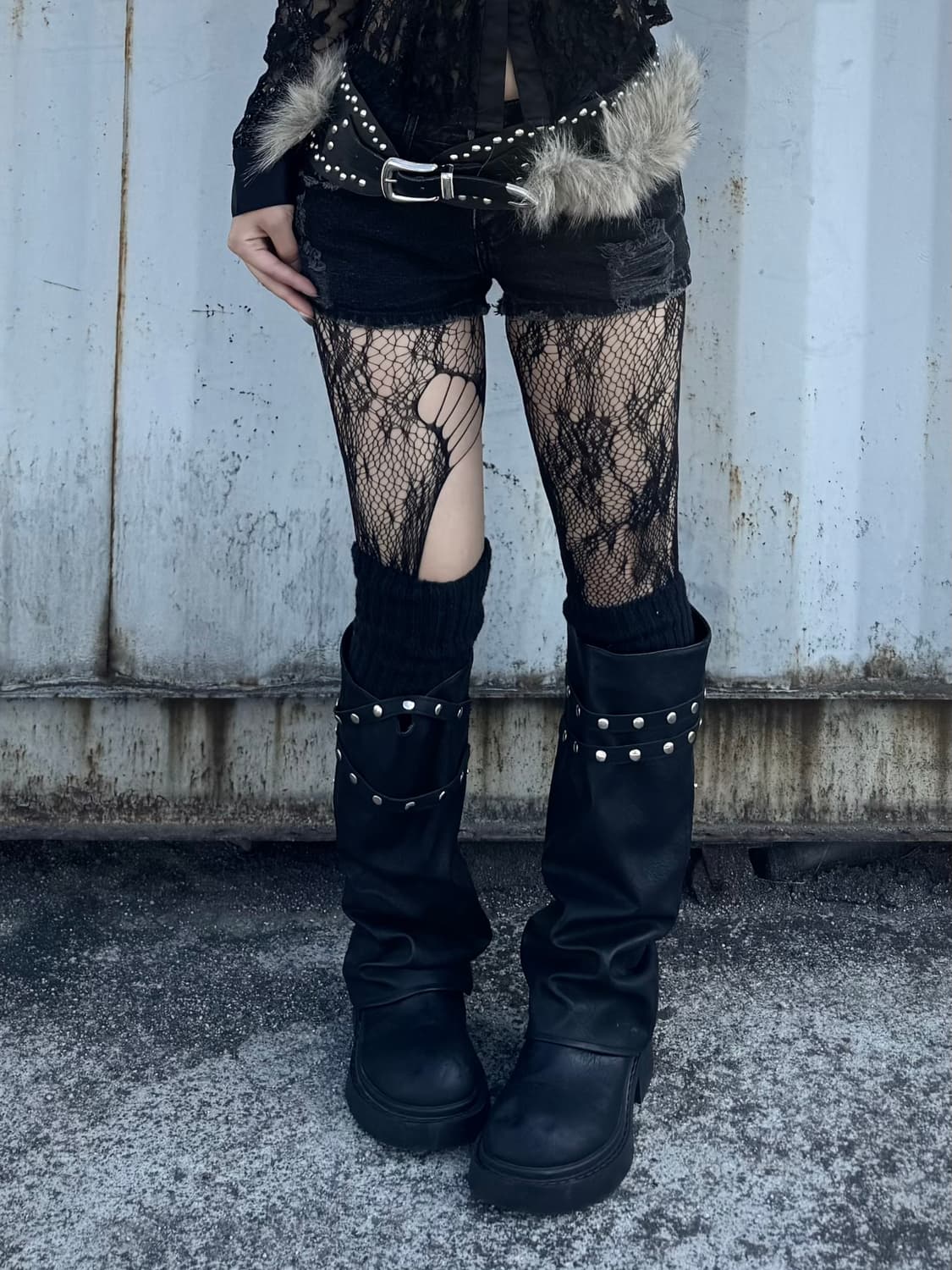 Black denim shorts 상품이미지1