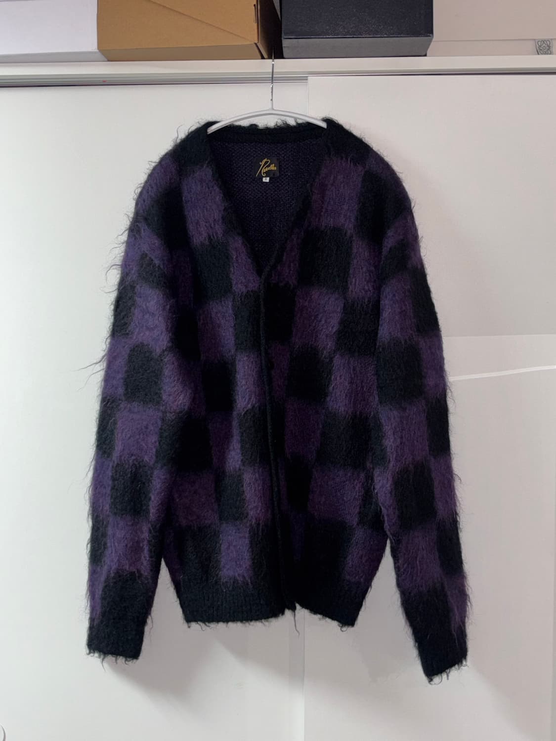 니들스 체크보드 모헤어 상품이미지1