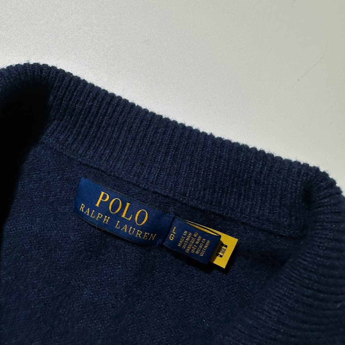 폴로 랄프로렌 울 하프집업 니트 (신형QR) 상품이미지5