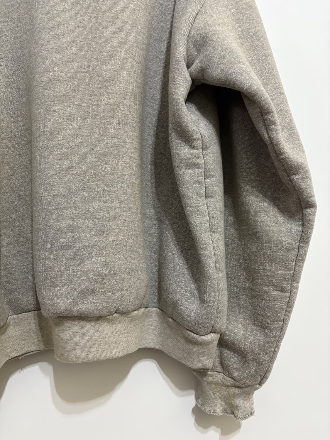 아프레쎄 / 25SS 빈티지 가공 후드 집업 그레이 / 3 상품이미지6