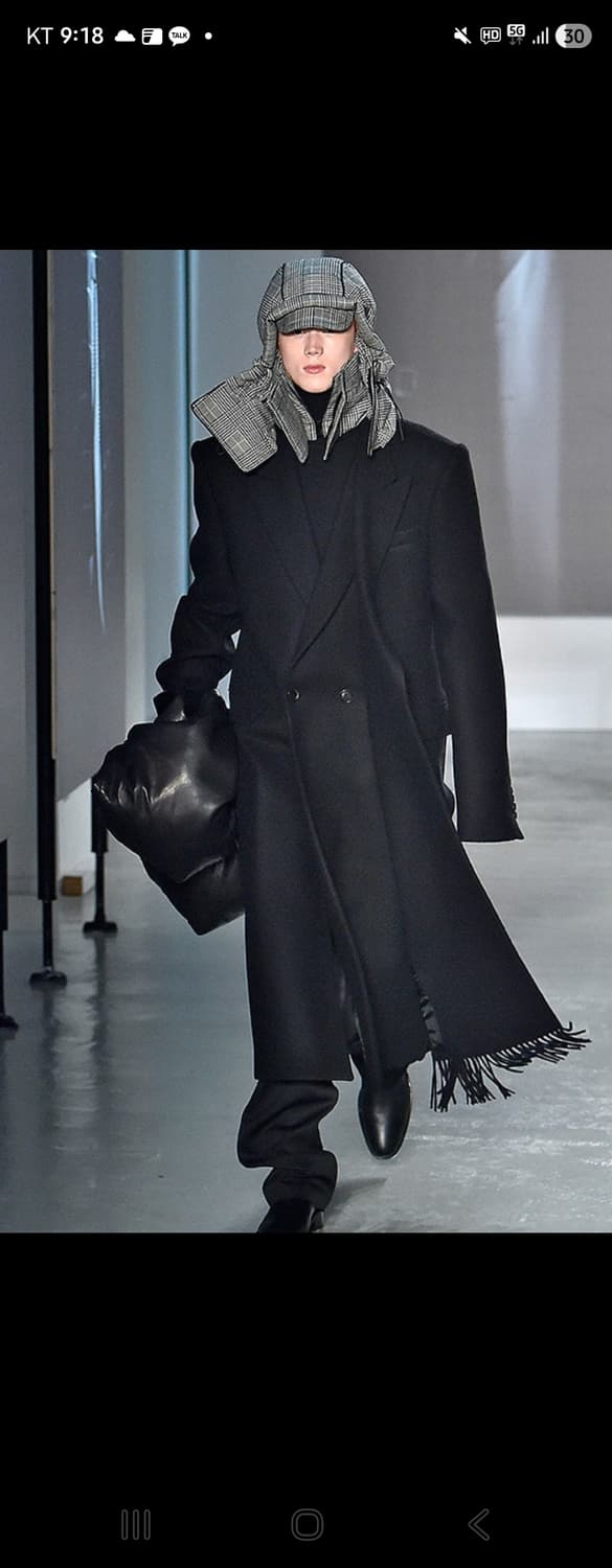 준지 컬렉션 반반 코트 팝니다 우영미 타임옴므 솔리드옴므 상품이미지1