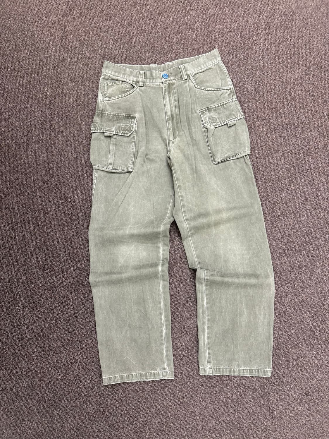 OS)Japanese vintage 올리브 카고팬츠 상품이미지1