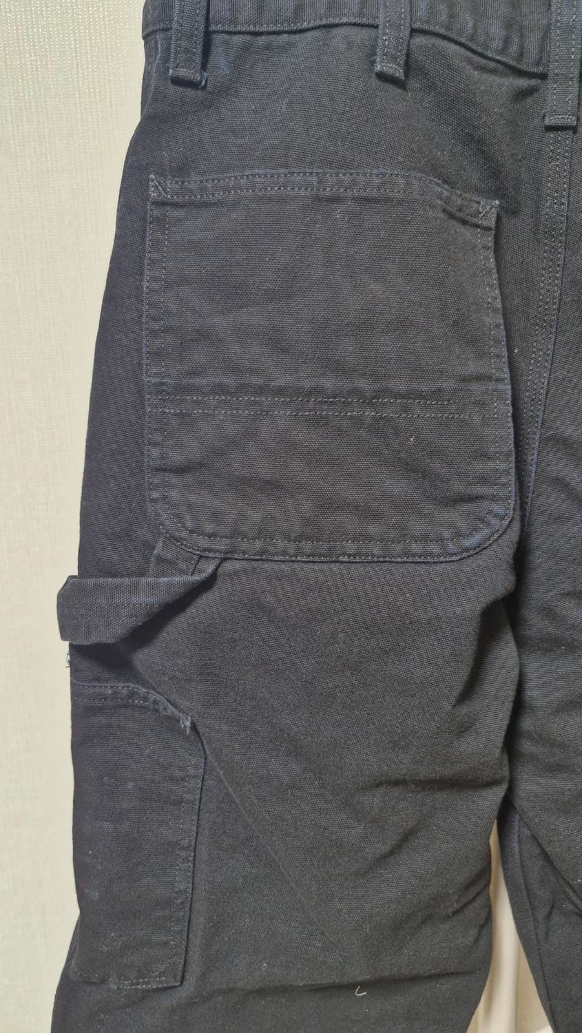 칼하트 더블니 블랙 29x32 상품이미지4