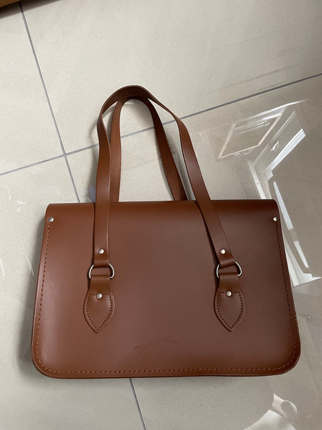 꼼데가르송 브라운 사첼백 상품이미지2