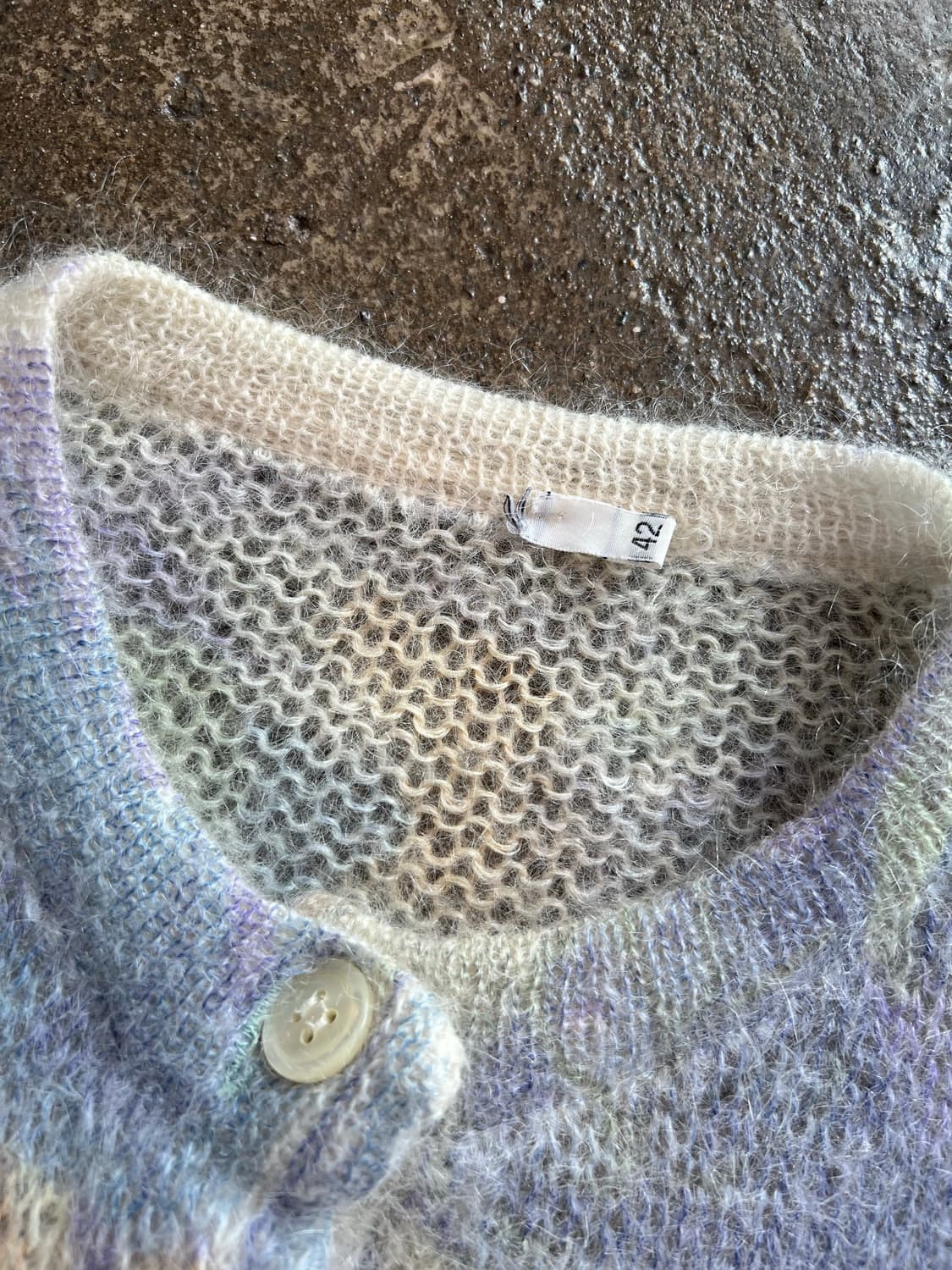 [JPN] 파스텔톤 모헤어 가디건 상품이미지5