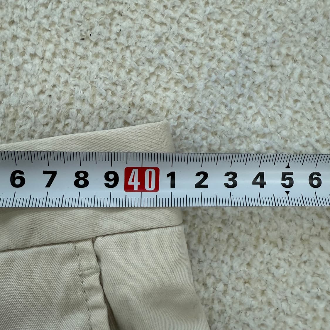 [34] 헤지스 남성 일자 치노 팬츠 면바지 아이보리 3699 상품이미지6