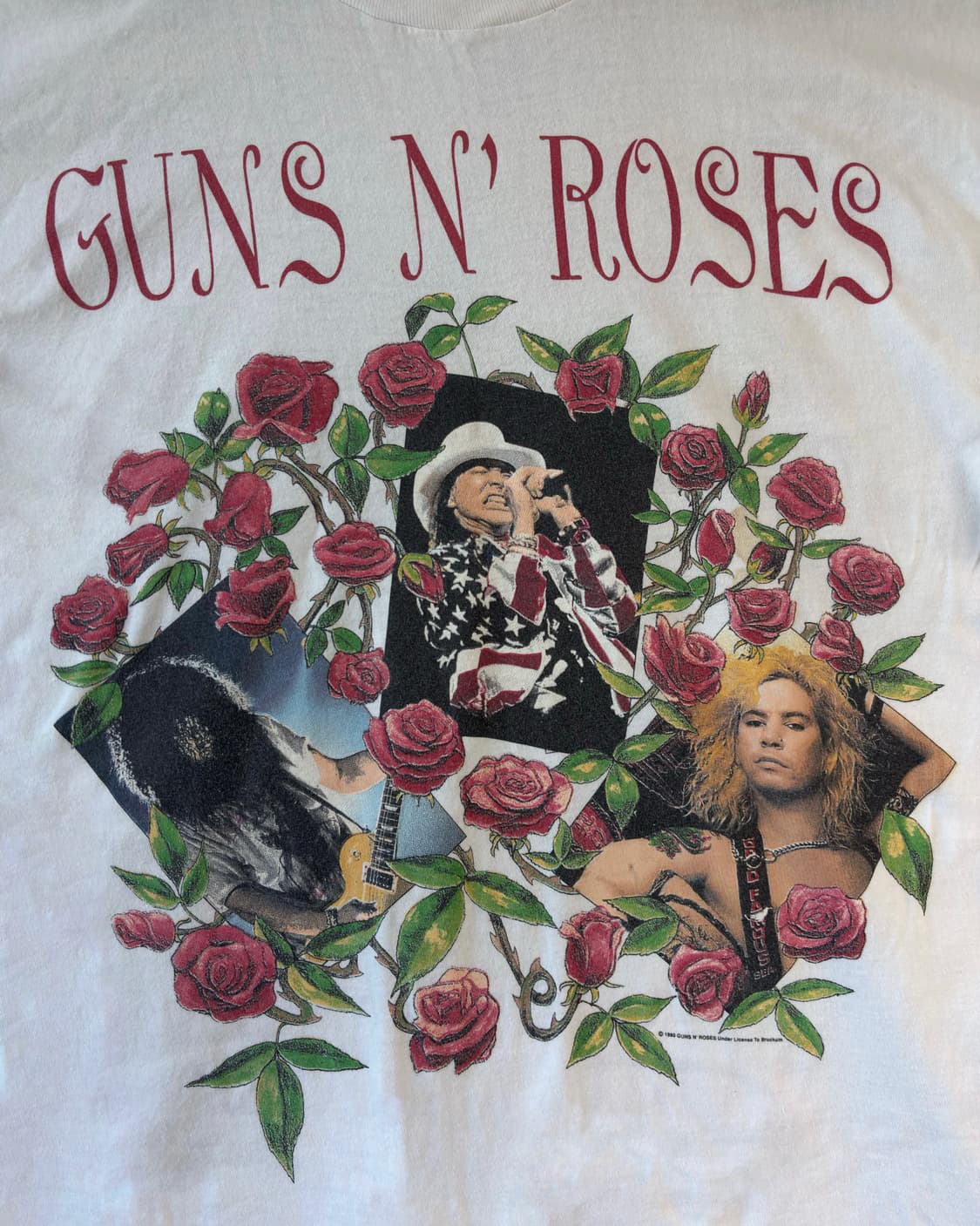 90s guns n roses 월드투어 반팔 티셔츠(1993) 상품이미지3