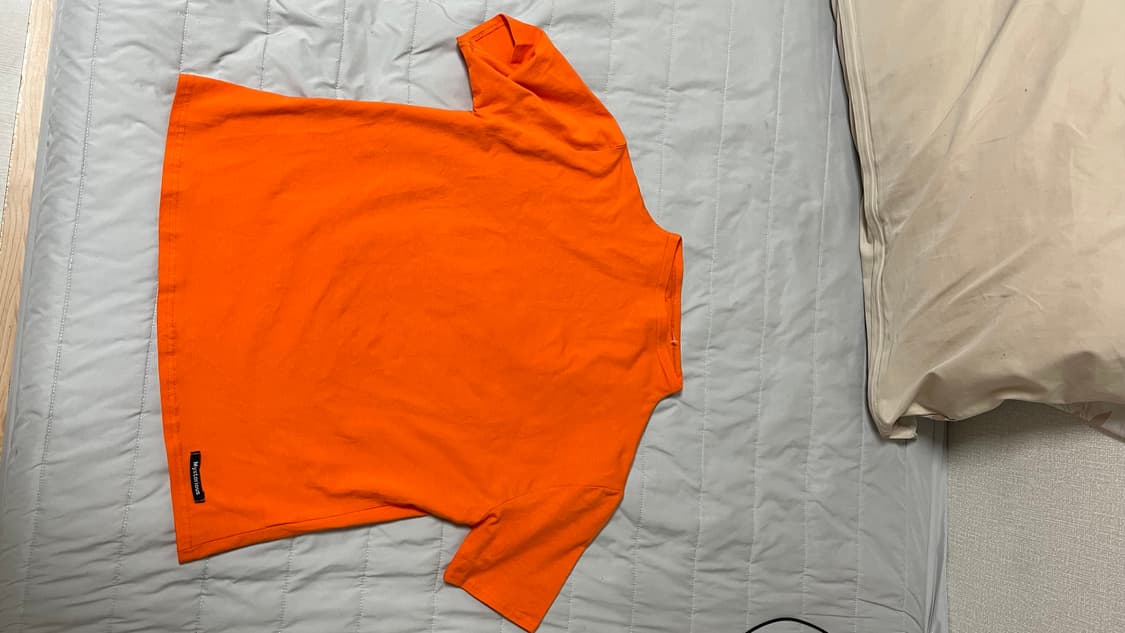 일본빈티지 오렌지 반목티 상품이미지1