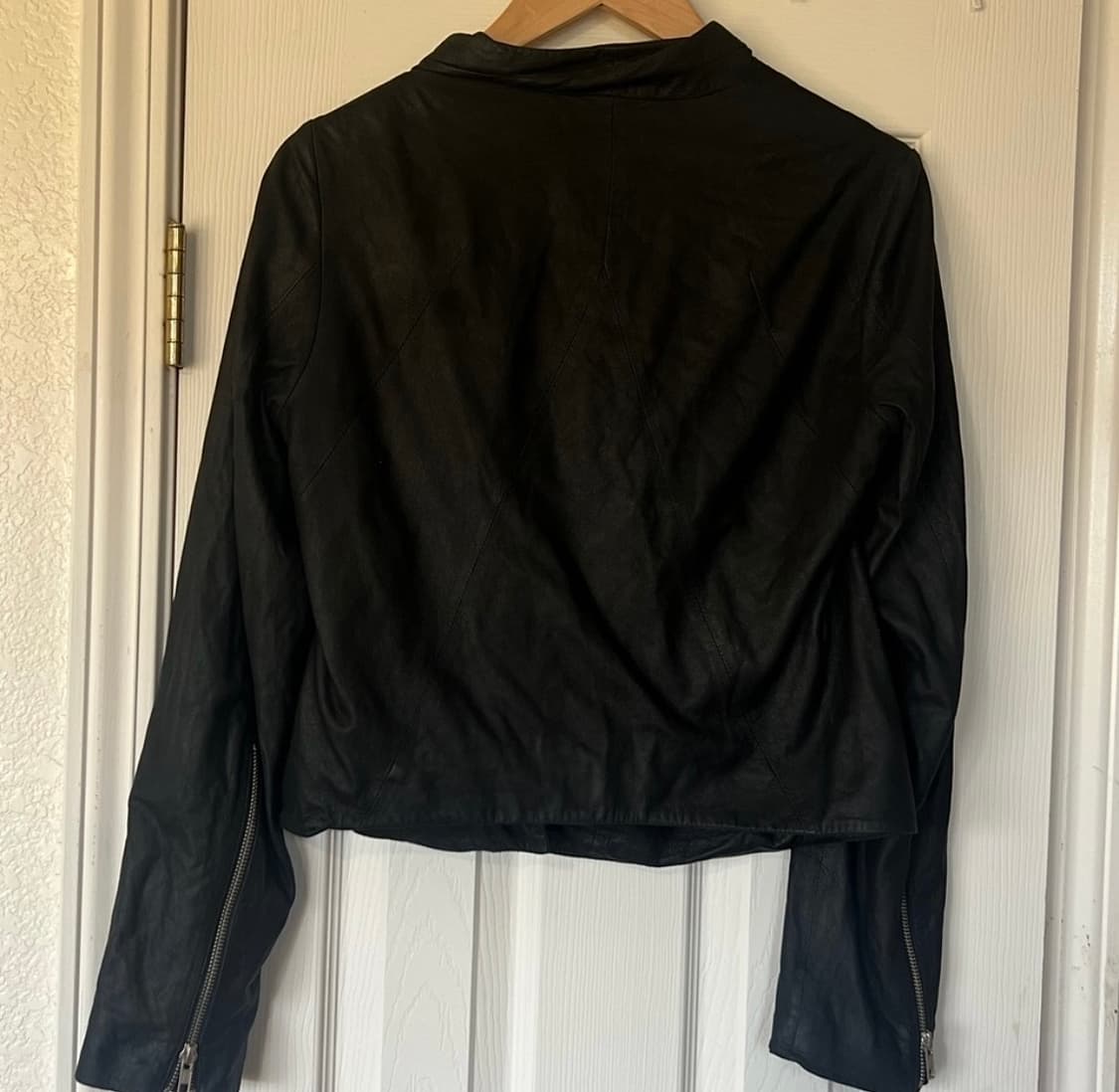 헬무트랭 lambskin leather moto jacket 상품이미지3