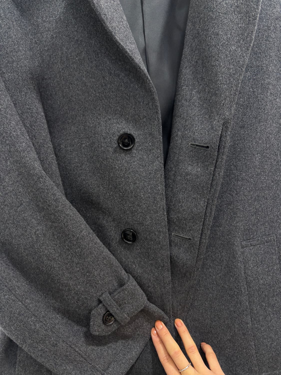 Hiroko Koshino homme 오버핏 코트 상품이미지8